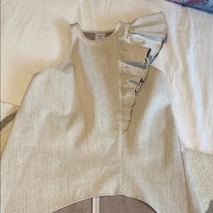 Noble 31 Cream Denim Top